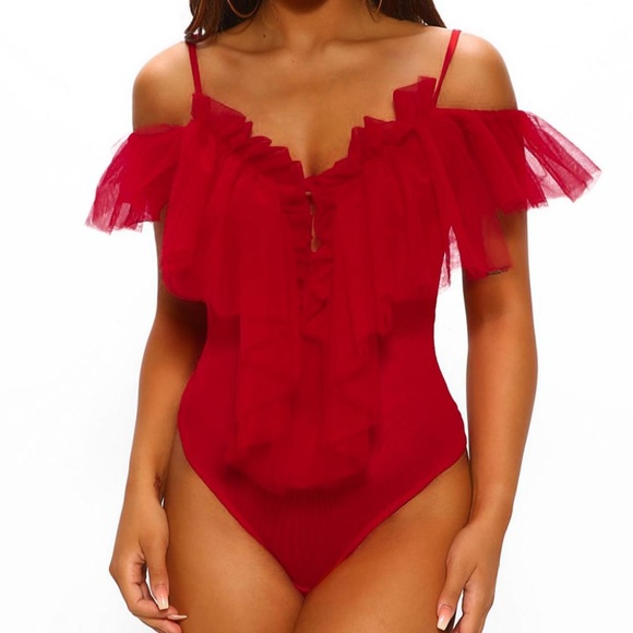Glamorous Ruffle Bodysuit - Picture 1 of 4